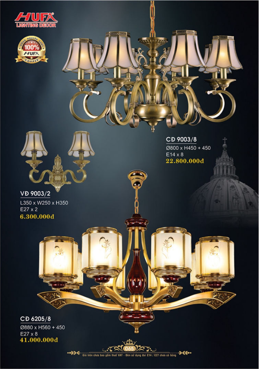 Bảng giá đèn trang trí HUFA